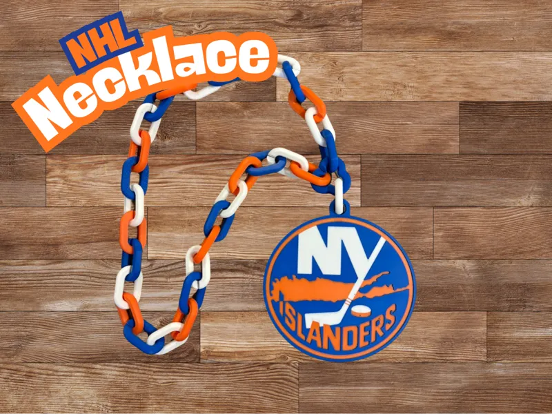NHL Teams Chain Necklace - New York Islanders