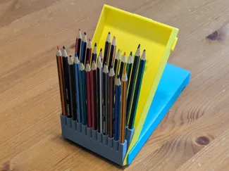 Pencil Case/Display for 24 Pencils.