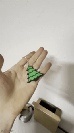 Tree Key Chain