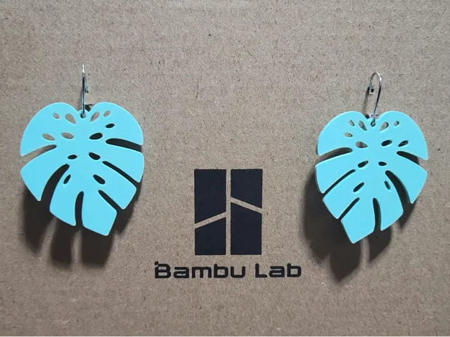 Monstera Deliciosa Earrings