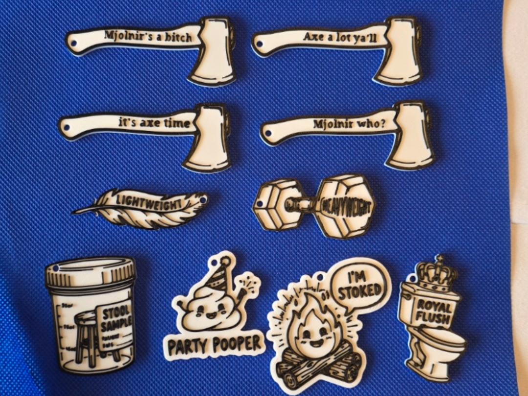 funny pun keyrings