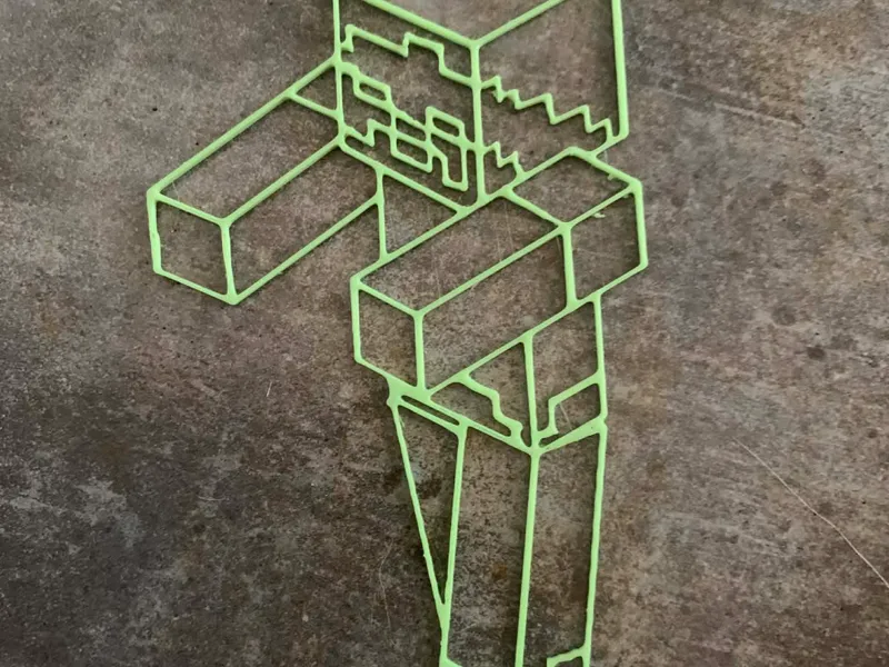 Minecraft Inspired Zombie Wall Art