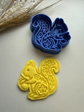 Cortador para modelado: Squirrel - autumn - cookie cutter — vista de referencia 3