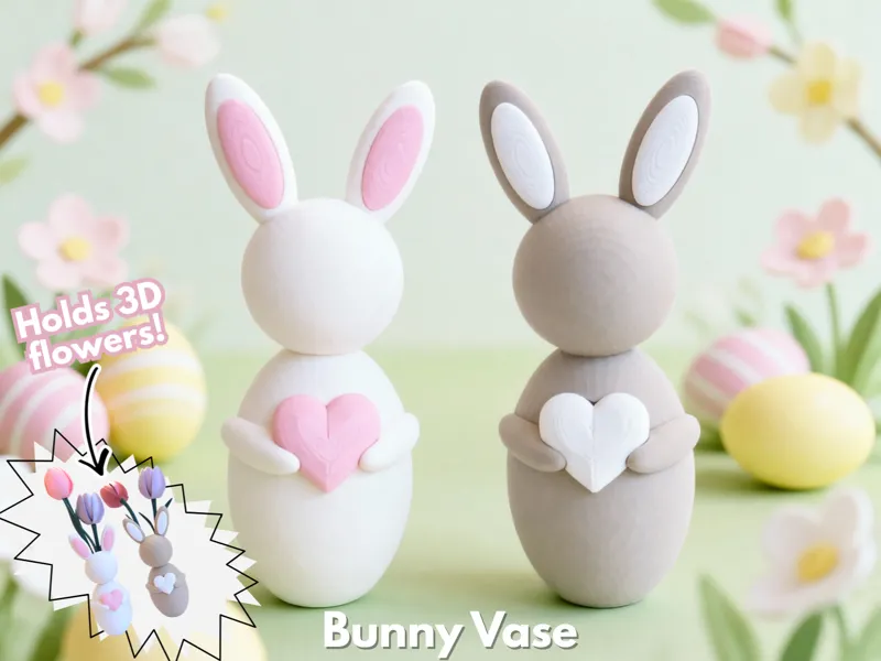 Bunny Decoration - Vase