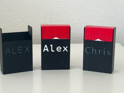 Customizable Cigarette Case (20-Pack)