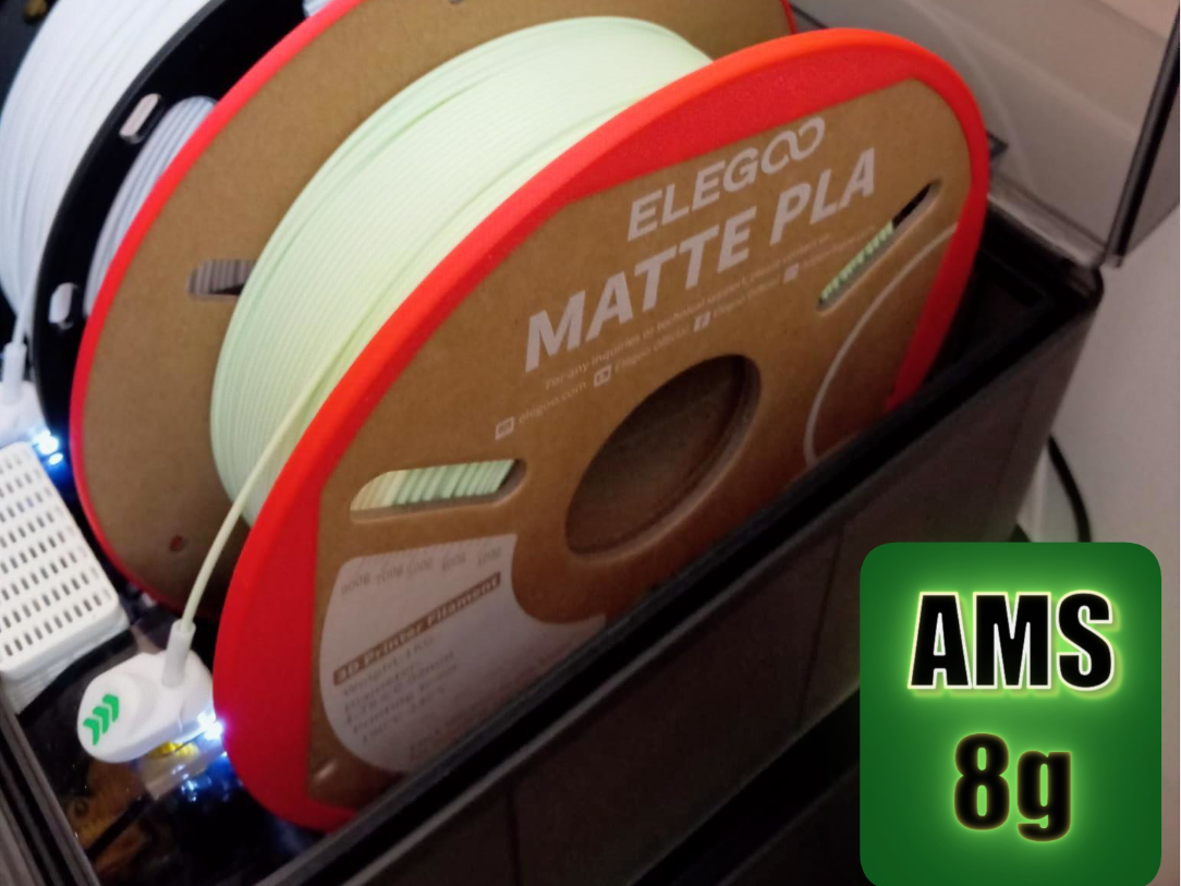 Universal cardboard spool adapter for AMS