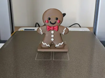 Gingerbread Man on Pedestal