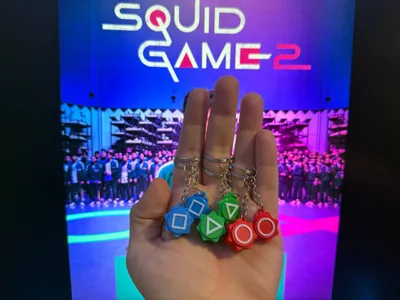 Gonggi Squid Game keychain