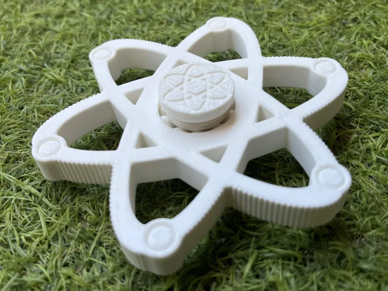 Fidget Spinner Atom - Print In Place