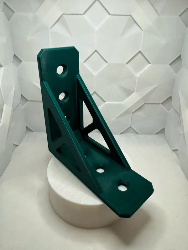 Équerre renforcée 100x40 mm, trou 8 mm