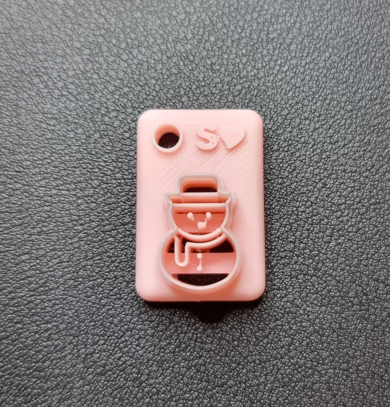 Polymer Clay Earring Cutter – Snowman 2 view 2