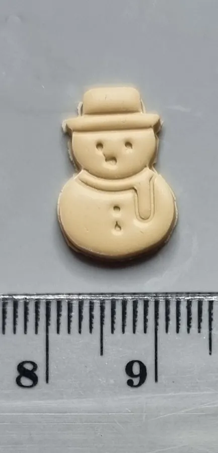 Polymer Clay Earring Cutter – Snowman 2 view 3