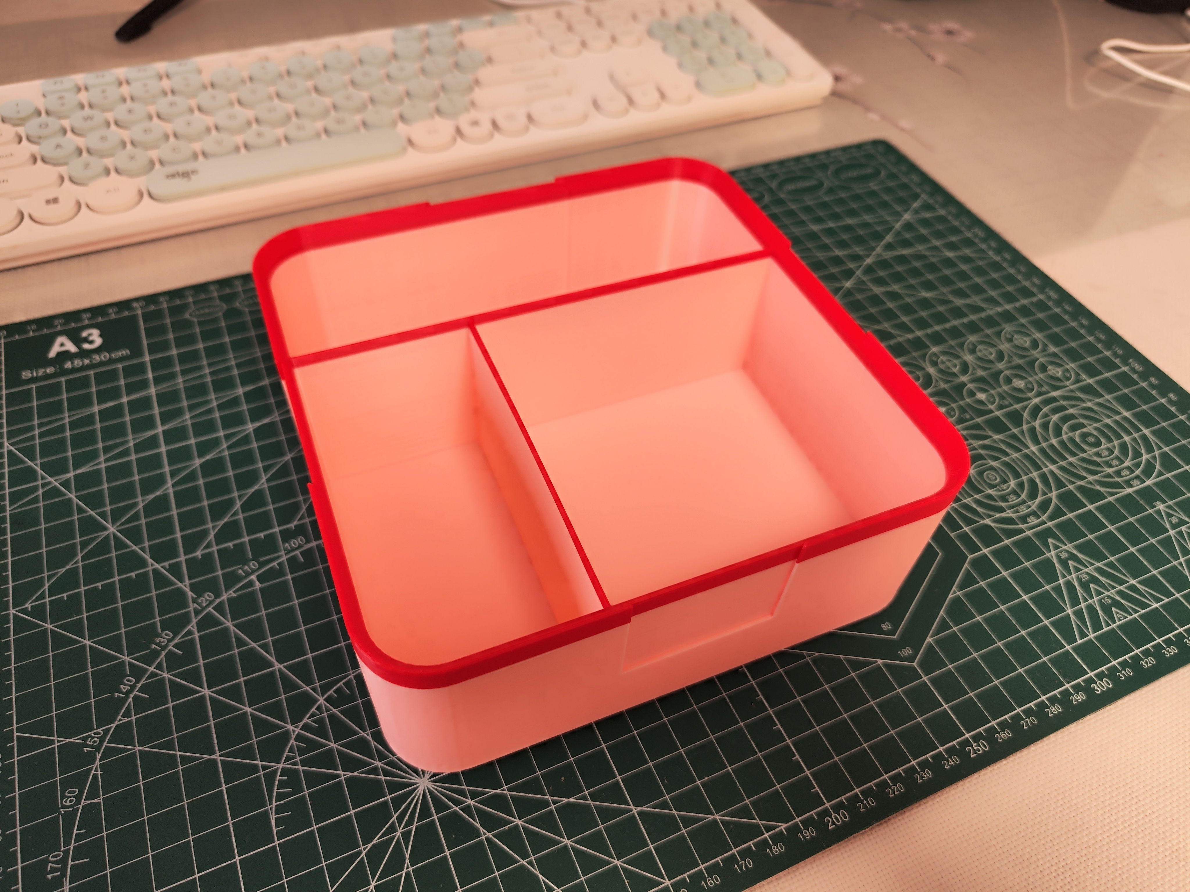 Miniatura 2 do modelo 3D 可堆叠 标签 收纳盒 DIY