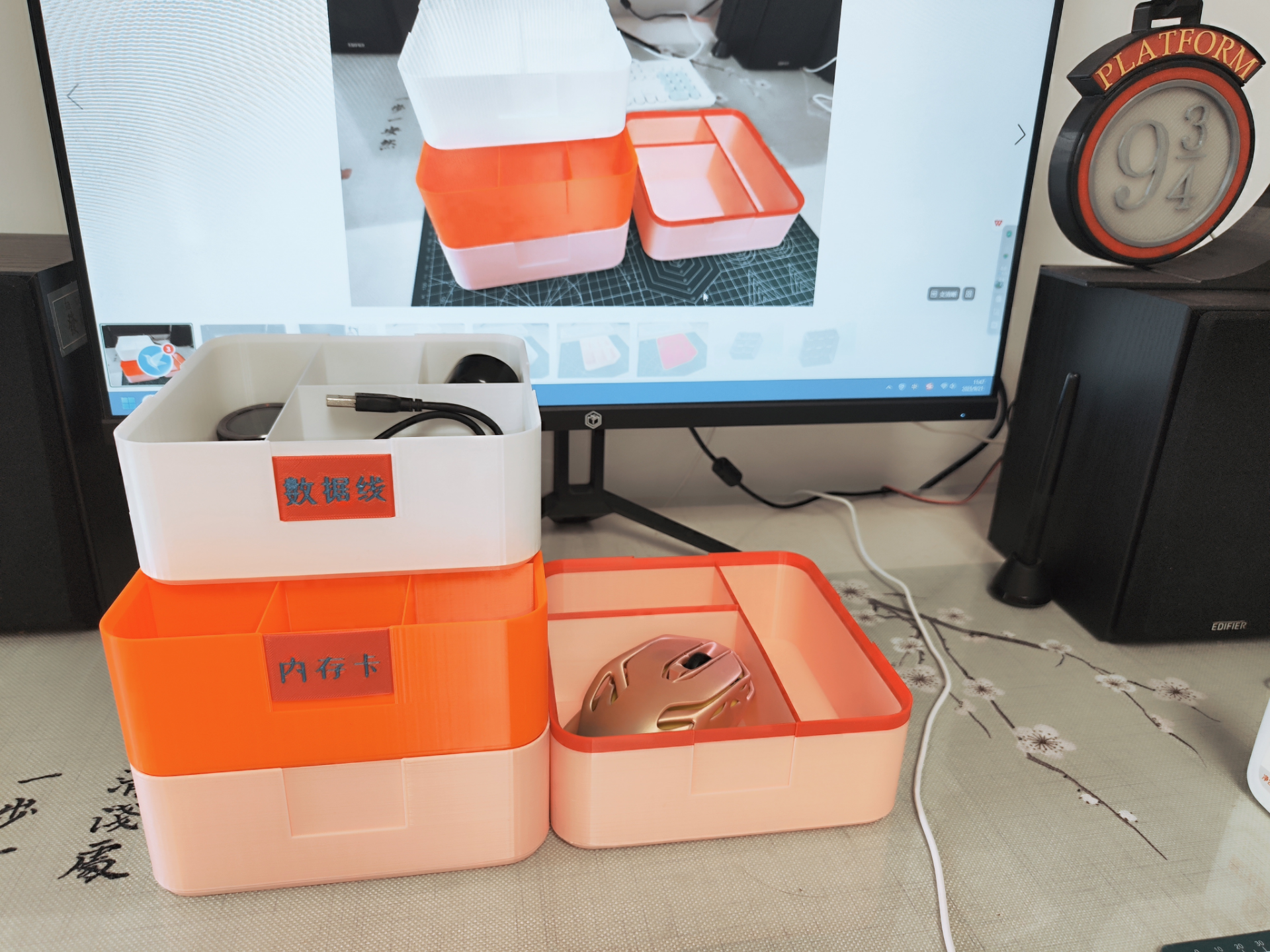 可堆叠 标签 收纳盒 DIY