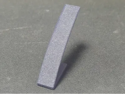 Overhang Test Model: Customizable overhang angle parametric configuration