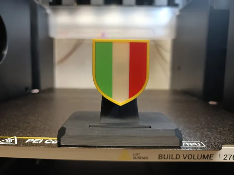 Customizable Football Team Shield Stand No Supp