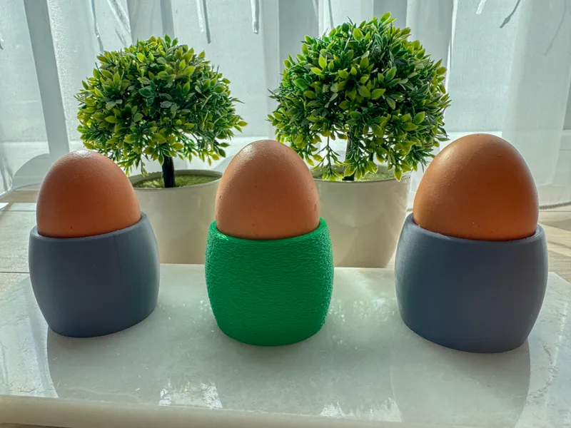 Minimalist Modern Egg Holder – Smooth and Fuzzy