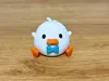 Mini Duck Tuft Bow Tie - 0.2mm layer, 2 walls, 10% infill