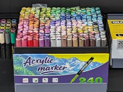 Acrylic Marker Cap Swatch