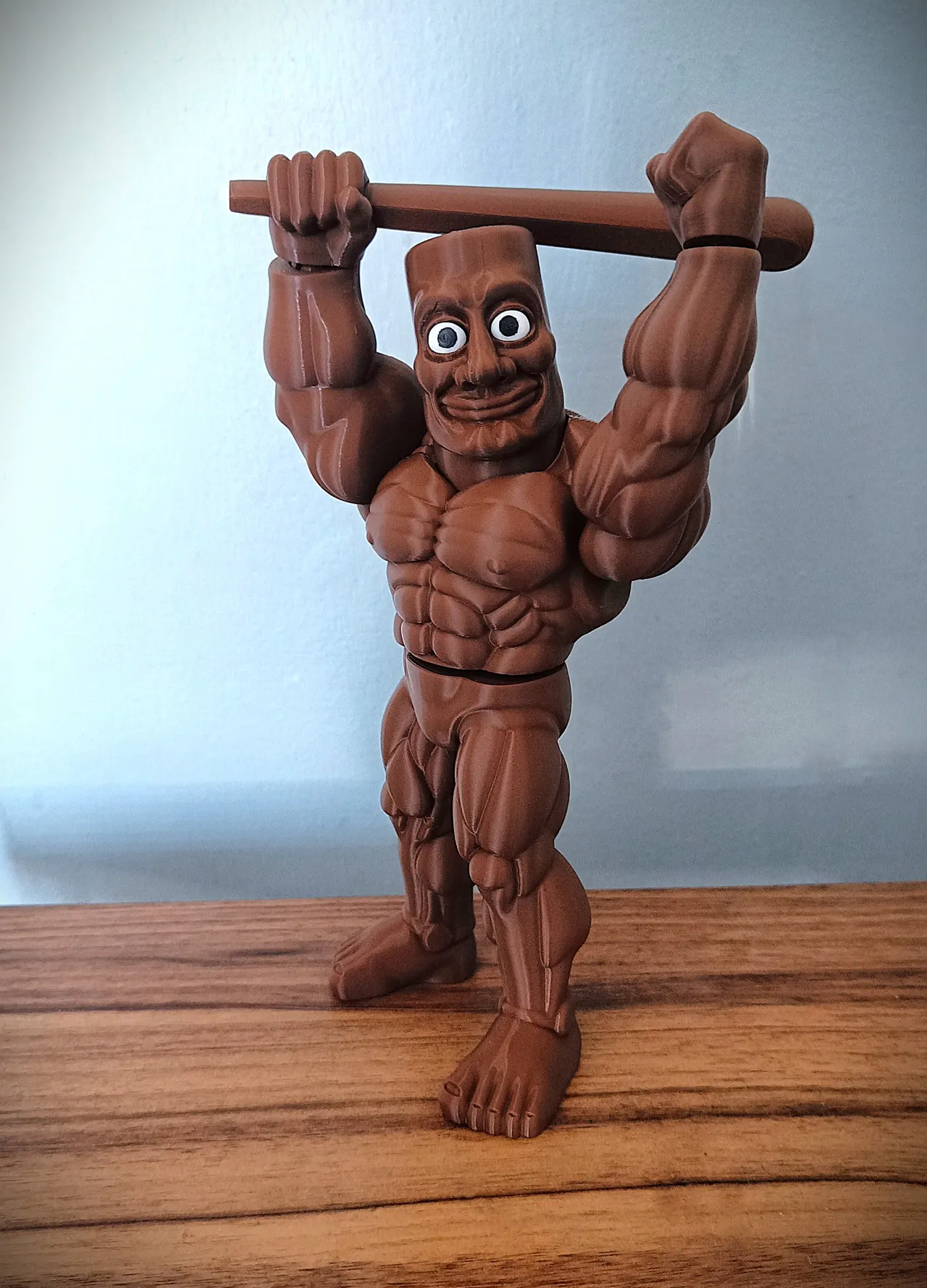 Tung tung tung Muscle Sahur action toy view 4