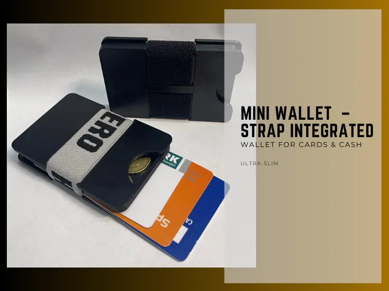 Slim Wallet – Strap Integrated 