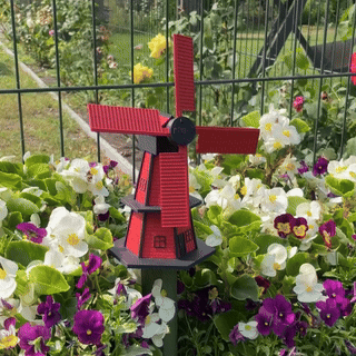 Windmühle für den Balkon