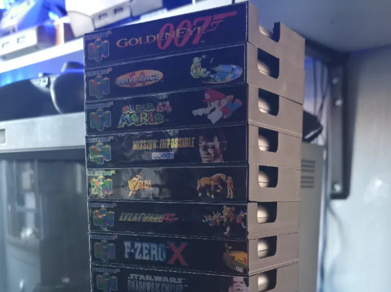 N64 cartridge holder