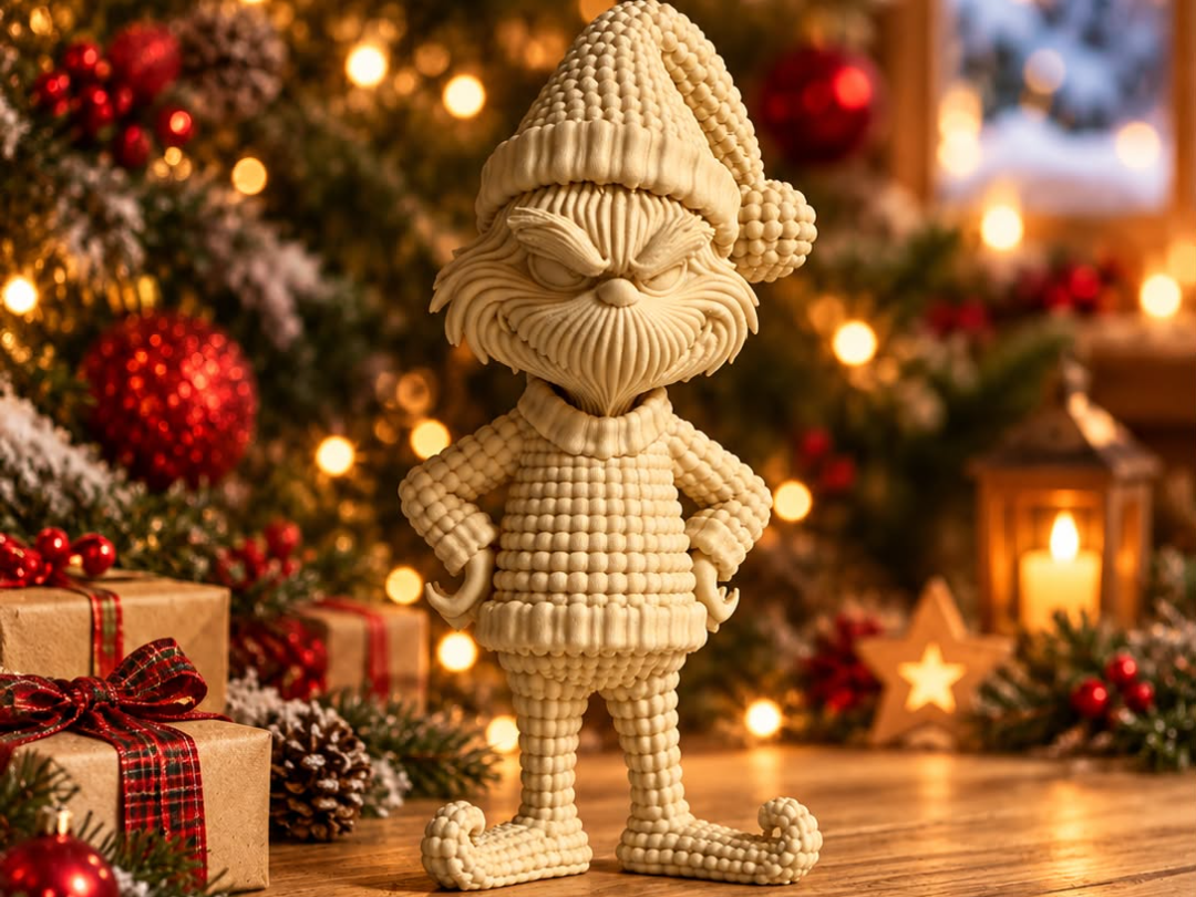 gestrickter Grinch - 1