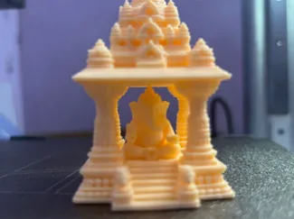 mini premium  temple with lord ganesha 