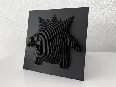 Gengar Layered Sculpture