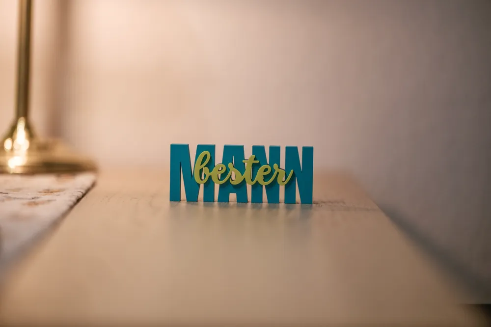 Best Man Lettering - Free 3D Print Model - MakerWorld