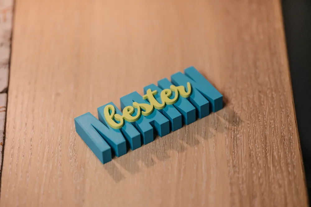 Best Man Lettering - Free 3D Print Model - MakerWorld
