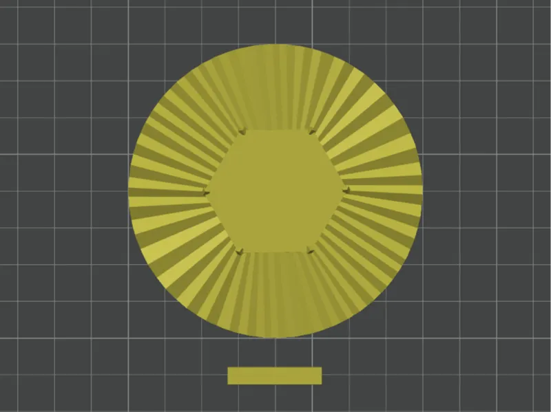 Blank Paris Olympic Medal