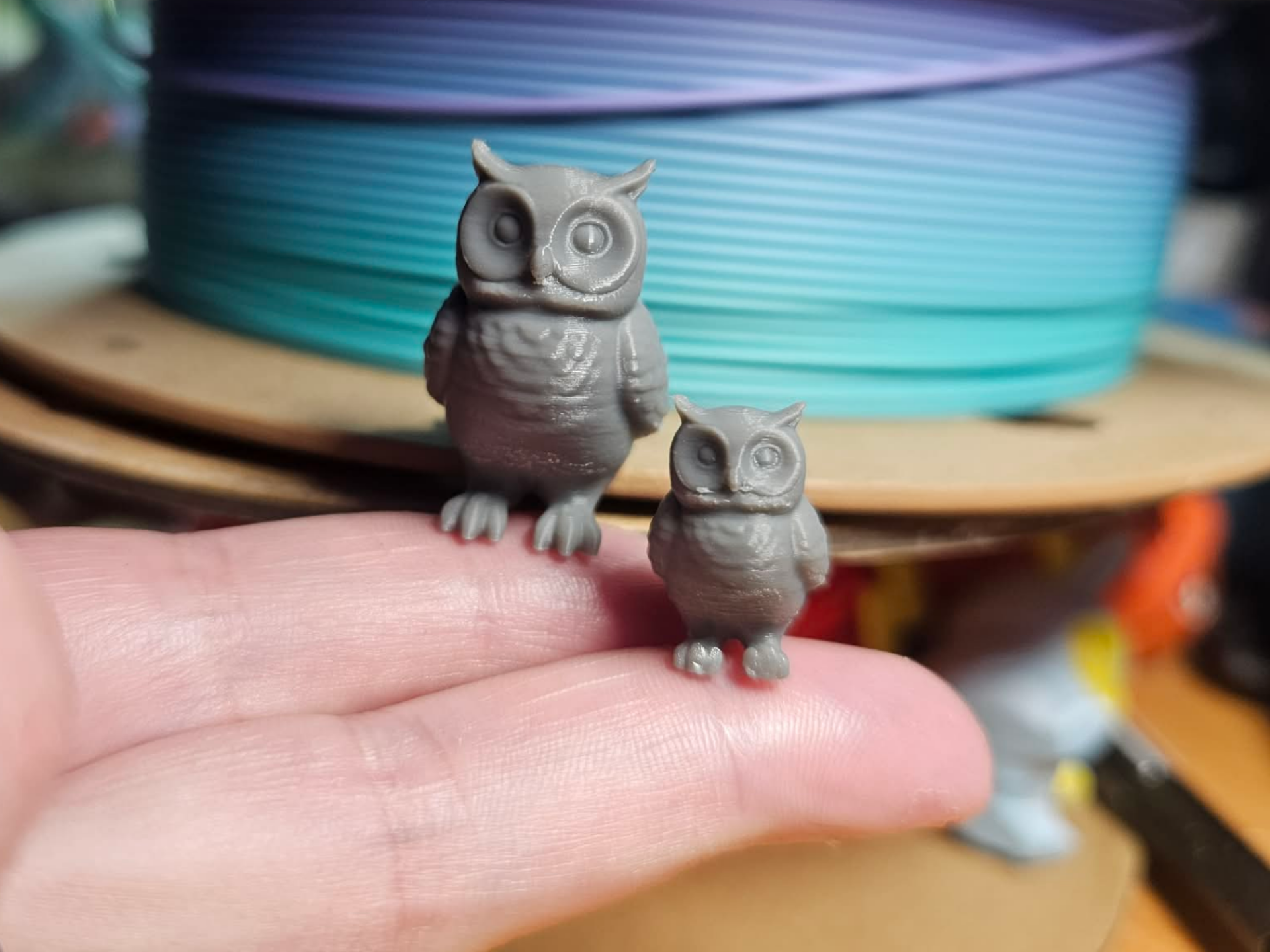 Série Mini Hibou possibilité de porte clé 
