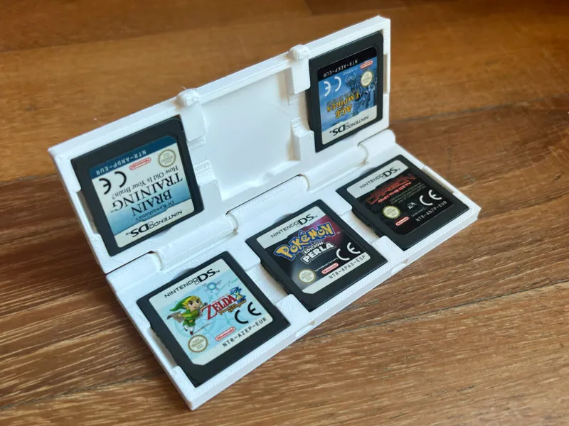 Nintendo DS 6-Game Cartridge Case – Print in Place