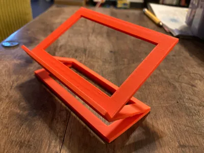 Smartphone stand flat angle, minimalistic & smart
