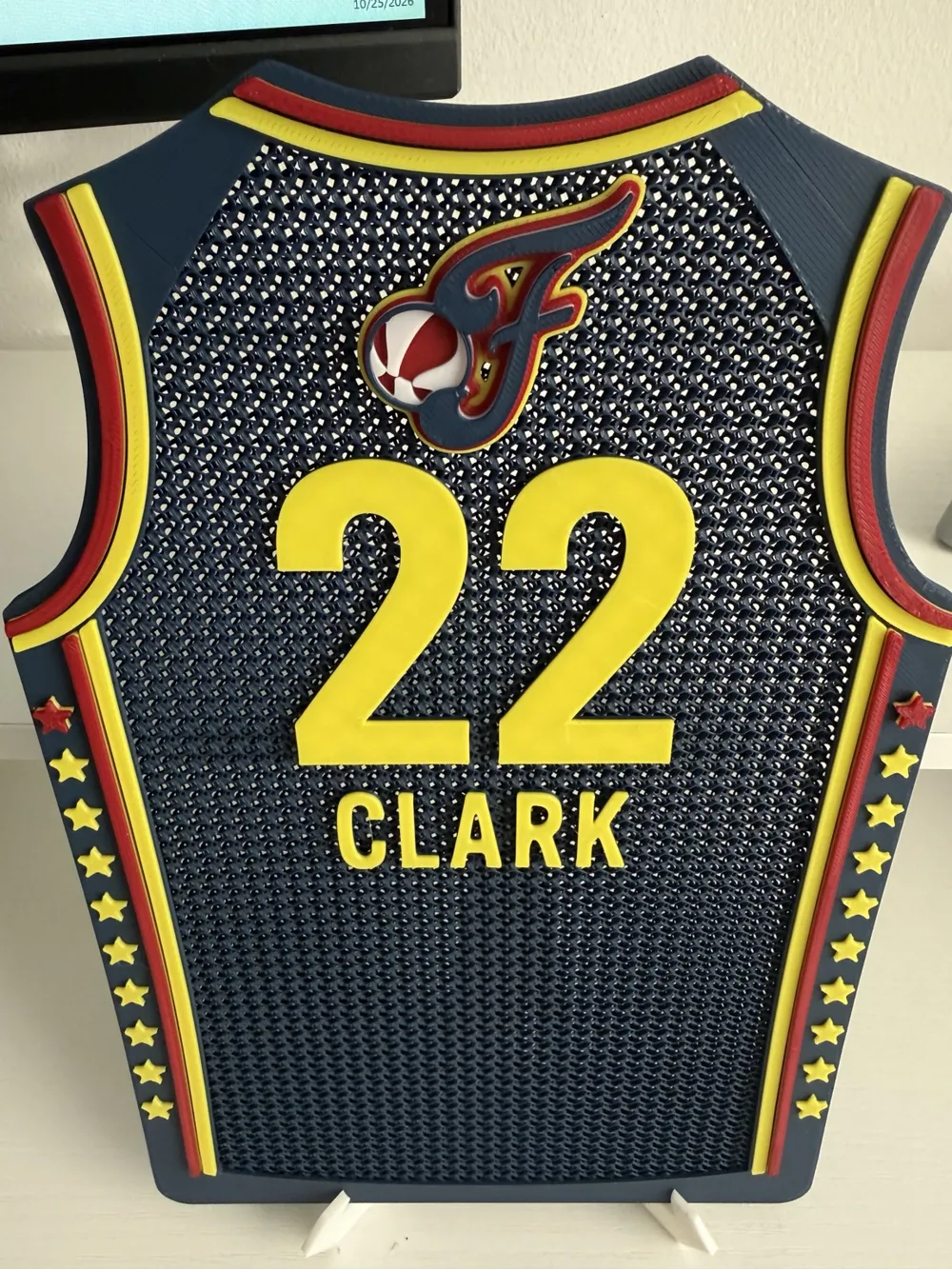 Clarks Collection Model Caitlin Clark #22 Indiana Fever 3D Jersey - Free 3D Print Model ...