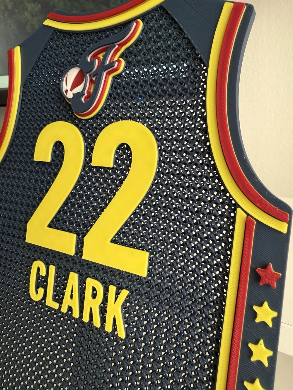 Clarks Collection Model Caitlin Clark #22 Indiana Fever 3D Jersey - Free 3D Print Model ...