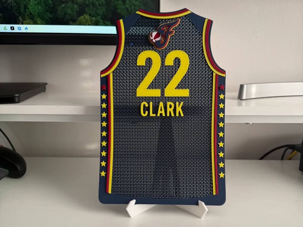 Clarks Collection Model Caitlin Clark #22 Indiana Fever 3D Jersey - Free 3D Print Model ...