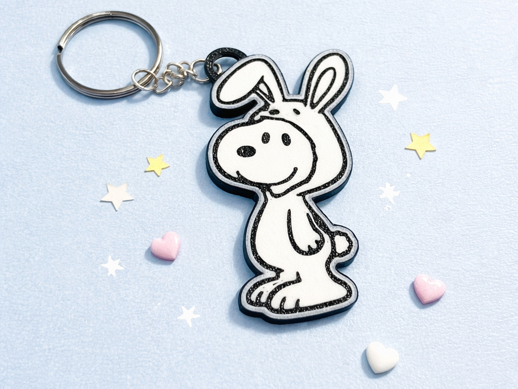 keychain inspired by Snoopy
