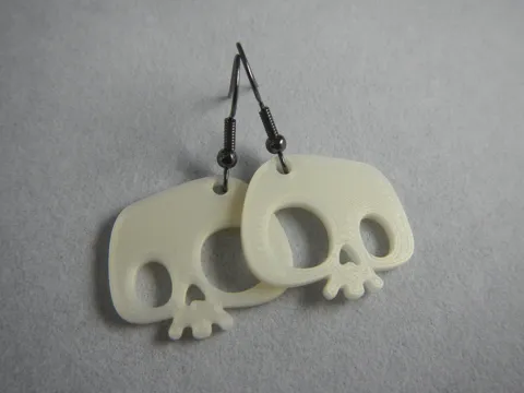 Skull earrings
