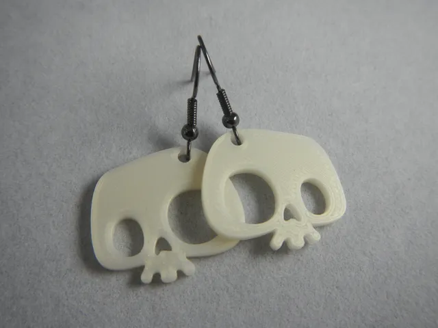 Skull earrings