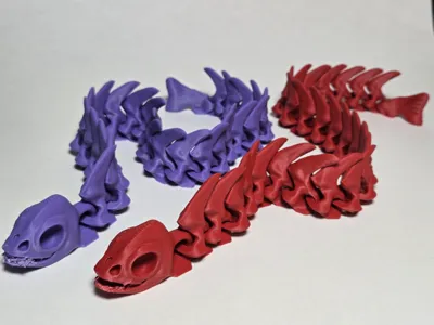 Articulated Bone Fish Toy