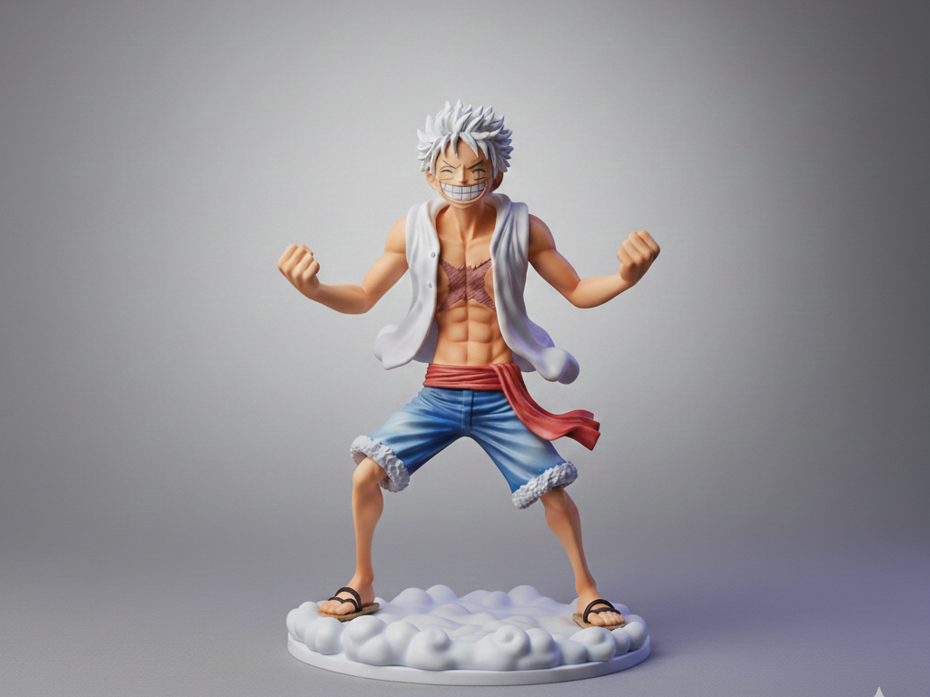 One Piece - Luffy Gear 5 High-Detail Statue