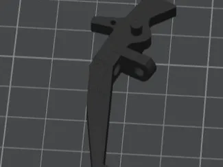 adjustable airsoft aeg blade trigger + grub screws