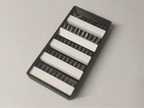 Organizador: Gridfinity Modular Rotating Bit Storage (3U) — referencia de MakerWorld