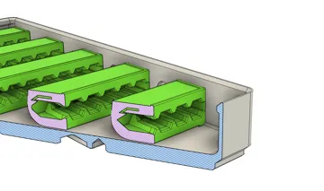 Organizador: Gridfinity Modular Rotating Bit Storage (3U) — vista de referencia 4