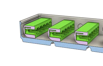 Organizador: Gridfinity Modular Rotating Bit Storage (3U) — vista de referencia 5