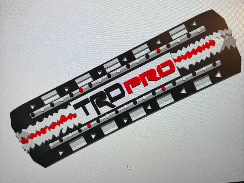 TRD PRO TRACTION BOARD KEYCHAIN