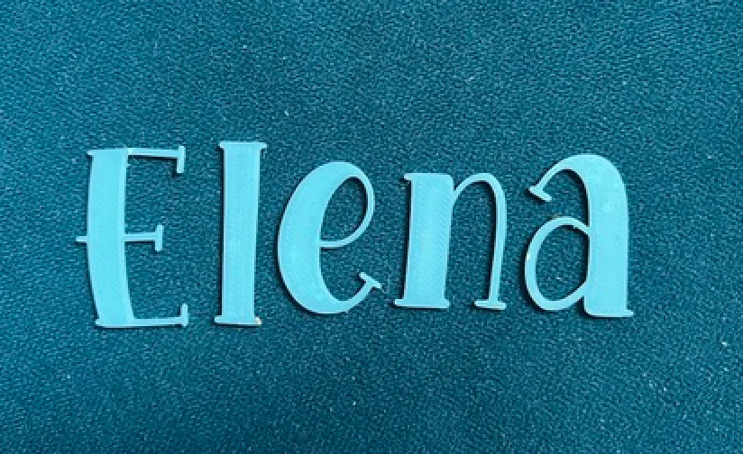 Elean Name ELENA name names named others namedesign by meetoo333 - MakerWorld